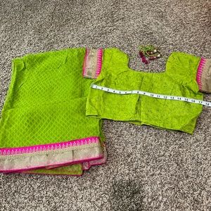 Indian sari and blouse